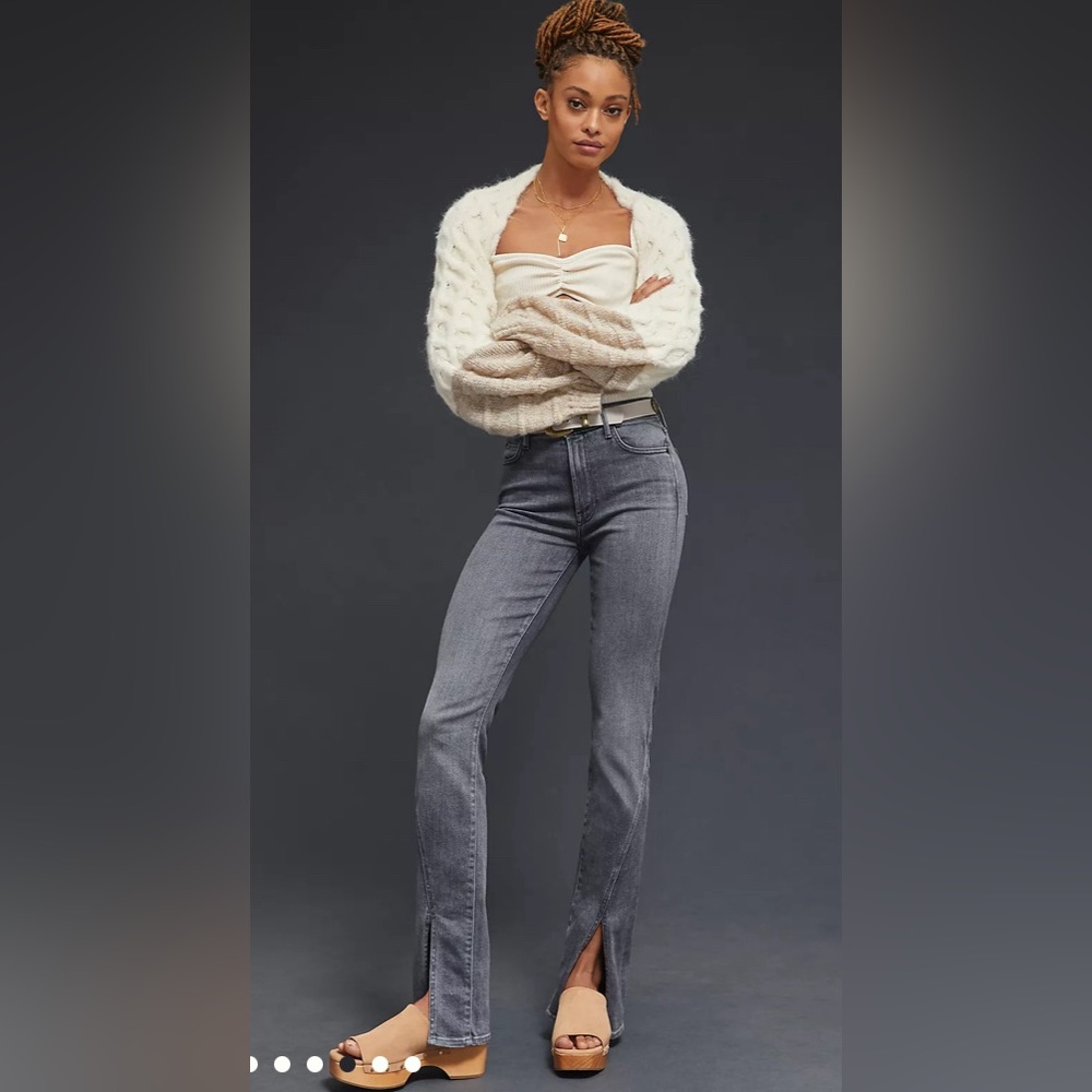 MOTHER Denim The Rascal Sliced Up Heel